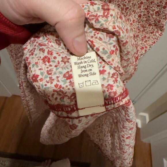 Christy Dawn Simple Dawn in Maroon Calico L - Picture 4 of 5